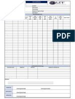 Water Balance Test Form