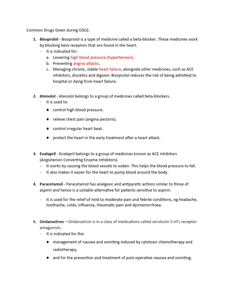 Common drugs given during osce and common errors pdf hypothyroidism