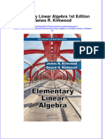 Textbook Elementary Linear Algebra 1St Edition James R Kirkwood Ebook All Chapter PDF