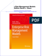 Textbook Enterprise Risk Management Models 2Nd Edition David L Olson Ebook All Chapter PDF
