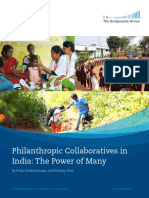 Philanthropic Collaboratives in India