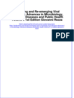 Emerging and Re-Emerging Viral Infections: Advances in Microbiology, Infectious Diseases and Public Health Volume 6 1st Edition Giovanni Rezza