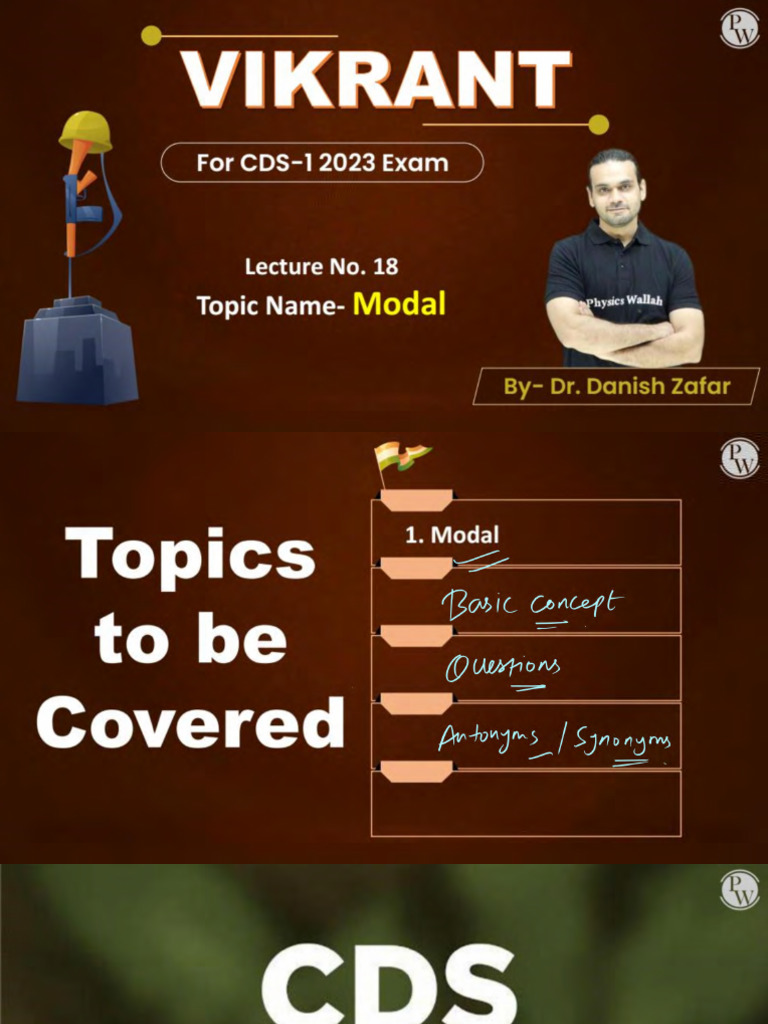 63aee80acbc0920018f791c1 - ## - Modal - Class Notes - Vikrant | PDF