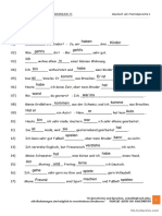 A1 - TEST - Wortschatz -  Ergänzen Sie 004