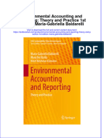 Download textbook Environmental Accounting And Reporting Theory And Practice 1St Edition Maria Gabriella Baldarelli ebook all chapter pdf 