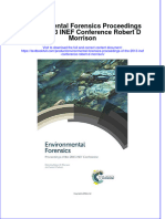 Download textbook Environmental Forensics Proceedings Of The 2013 Inef Conference Robert D Morrison ebook all chapter pdf 