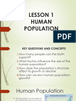 Human Population Midterm 1