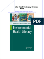 Download textbook Environmental Health Literacy Symma Finn ebook all chapter pdf 