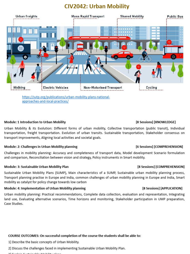 Urban Mobility: Planning for Sustainability | PDF | Transport ...