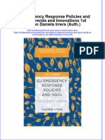 Textbook Eu Emergency Response Policies and Ngos Trends and Innovations 1St Edition Daniela Irrera Auth Ebook All Chapter PDF