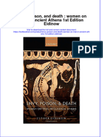Download textbook Envy Poison And Death Women On Trial In Ancient Athens 1St Edition Eidinow ebook all chapter pdf 