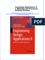 PDF Engineering Design Applications Ii Structures Materials and Processes Andreas Ochsner Ebook Full Chapter