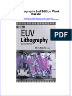 Textbook Euv Lithography 2Nd Edition Vivek Bakshi Ebook All Chapter PDF