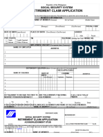 SSSForm Retirement Claim