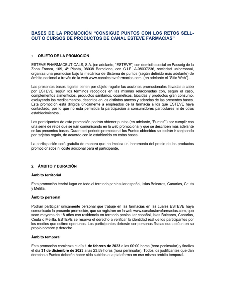 BBLL Reto Visibilidad y Recomendacion Febrero Marzo CANAL ESTEVE | PDF ...