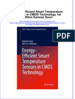 Download textbook Energy Efficient Smart Temperature Sensors In Cmos Technology 1St Edition Kamran Souri ebook all chapter pdf 