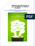 Textbook Energy Efficiency and The Future of Real Estate 1St Edition N Edward Coulson Ebook All Chapter PDF