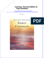 Download textbook Energy Conversion Second Edition D Yogi Goswami ebook all chapter pdf 
