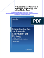 Textbook Examination Questions and Answers in Basic Anatomy and Physiology 2Nd Edition Martin Caon Ebook All Chapter PDF