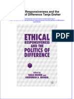 Textbook Ethical Responsiveness and The Politics of Difference Tanja Dreher Ebook All Chapter PDF