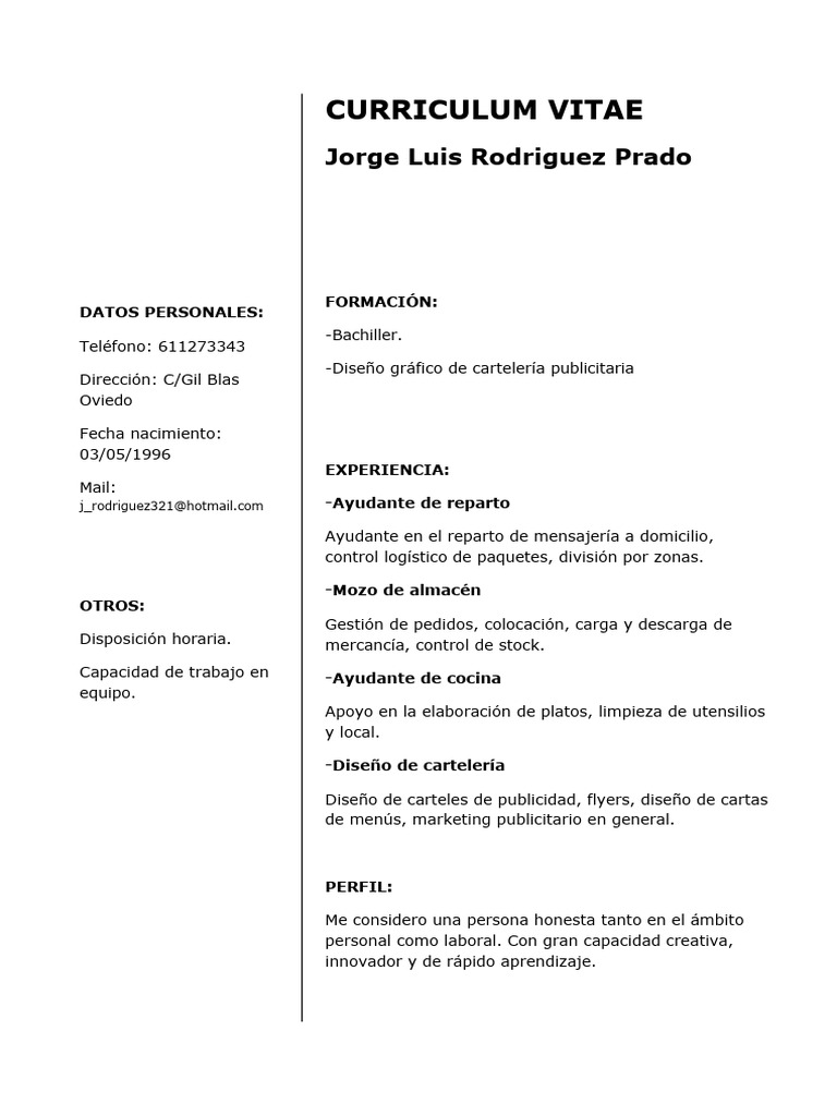 Experto en Diseño Gráfico y Logística | PDF