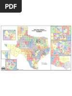 Texas Railroad Commission District Map | PDF | Texas