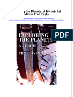 PDF Exploring The Planets A Memoir 1St Edition Fred Taylor Ebook Full Chapter