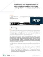 CSE 27 d1 Development and Implementation of Transformer Condition Monitoring Models For The Interpretation of Sensor and Scada Data