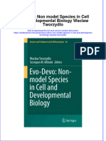 PDF Evo Devo Non Model Species in Cell and Developmental Biology Waclaw Tworzydlo Ebook Full Chapter