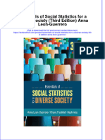 Download pdf Essentials Of Social Statistics For A Diverse Society Third Edition Anna Leon Guerrero ebook full chapter 
