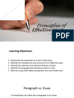 Lesson 6 Principles of Effective Writing Updated