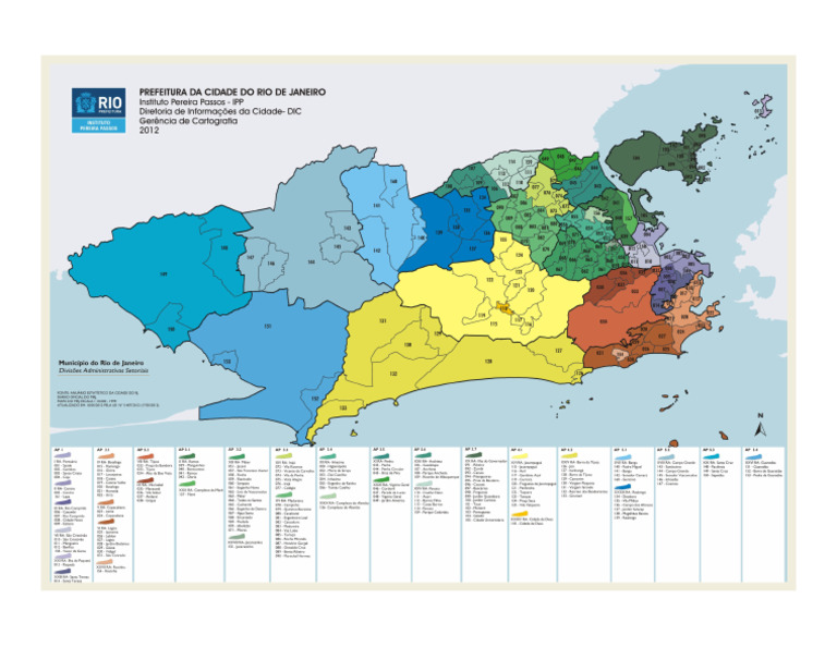 Mapa Distritos RJ | PDF