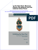 Download textbook Exhibiting The Nazi Past Museum Objects Between The Material And The Immaterial Chloe Paver ebook all chapter pdf 