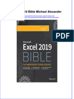 Download textbook Excel 2019 Bible Michael Alexander ebook all chapter pdf 