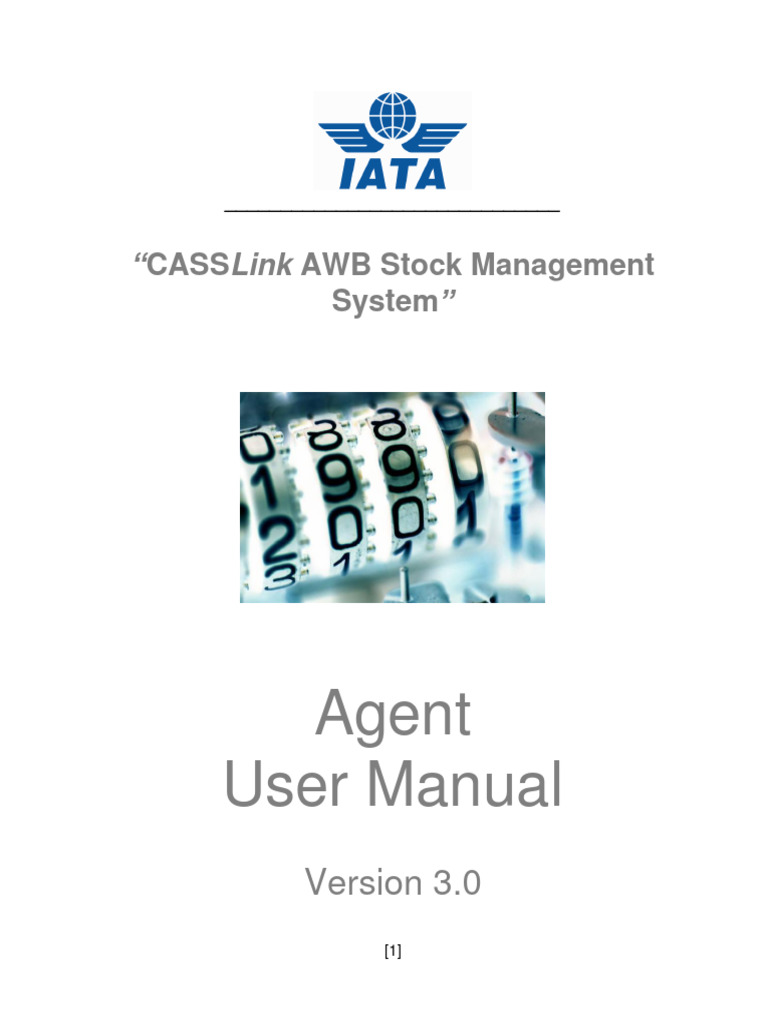 CASSLink AWB Stock Management Manual | PDF | Microsoft Excel ...