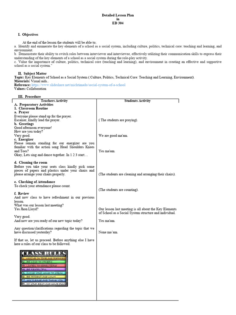 Key Elements of School as Social System | PDF | Community | Learning