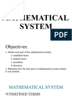 Mathematical System