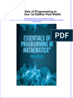 Download textbook Essentials Of Programming In Mathematica 1St Edition Paul Wellin ebook all chapter pdf 