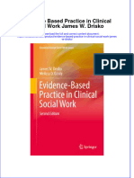 PDF Evidence Based Practice in Clinical Social Work James W Drisko Ebook Full Chapter