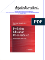 PDF Evolution Education Re Considered Understanding What Works Ute Harms Ebook Full Chapter