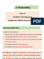 Kinematics