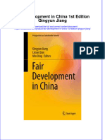 Download textbook Fair Development In China 1St Edition Qingyun Jiang ebook all chapter pdf 