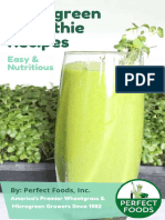 Microgreen Smoothie Recipes by Perfect Foods by @perfectfoodsinc