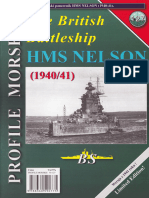 Profile Morskie No127- British Battleship HMS 'Nelson' 1940-41