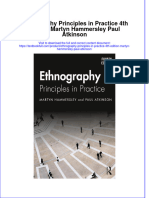 Download full chapter Ethnography Principles In Practice 4Th Edition Martyn Hammersley Paul Atkinson pdf docx