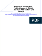 Download pdf Digitalization Of Society And Socio Political Issues 1 Digital Communication And Culture Eric George ebook full chapter 