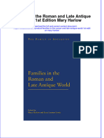 Download textbook Families In The Roman And Late Antique World 1St Edition Mary Harlow ebook all chapter pdf 