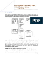 LAB Sheet 5