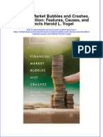 Textbook Financial Market Bubbles and Crashes Second Edition Features Causes and Effects Harold L Vogel Ebook All Chapter PDF