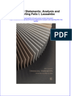 Textbook Financial Statements Analysis and Reporting Felix I Lessambo Ebook All Chapter PDF